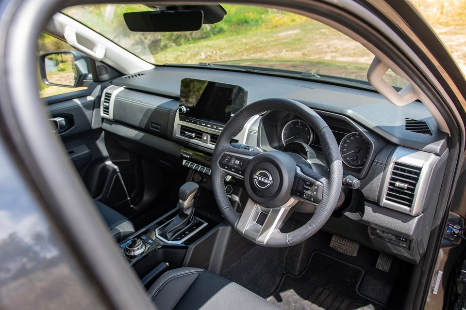 Nissan Navara interior.
