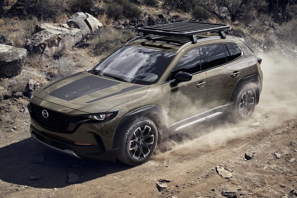 Mazda CX-50 with a Toyota hybrid drivetrain