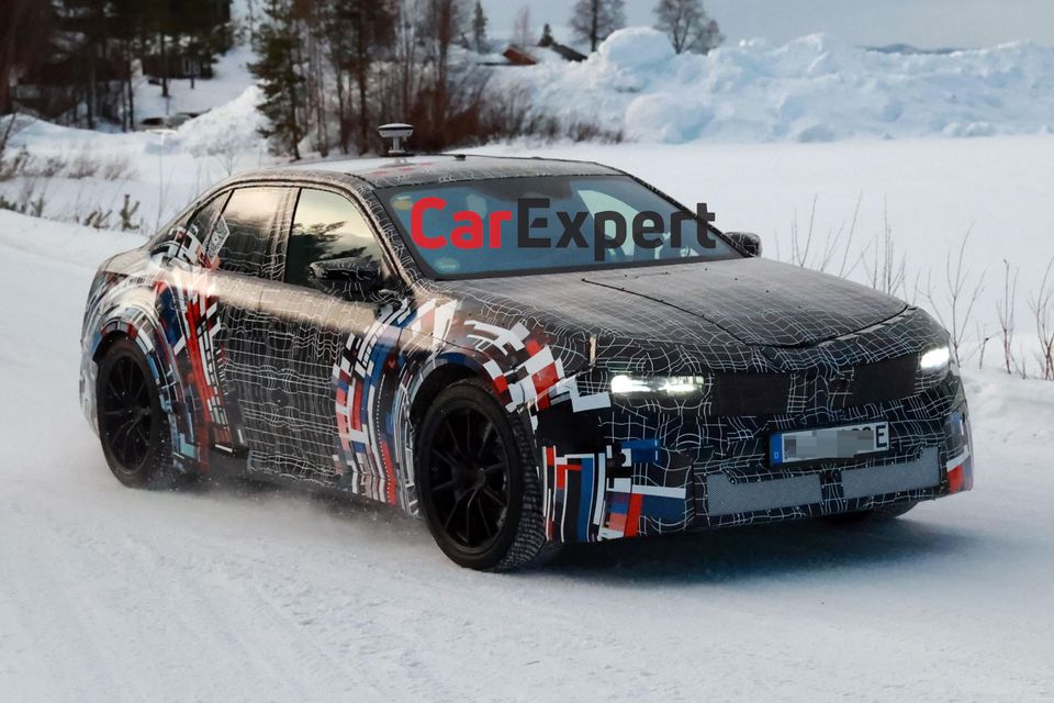 Electric BMW M3 prototype spied