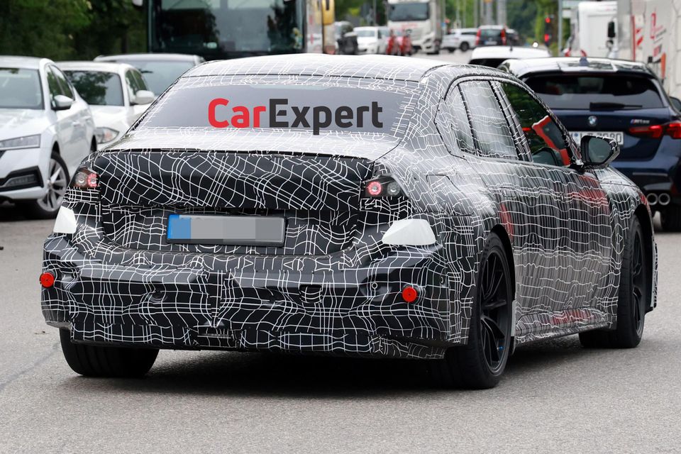 Electric BMW M3 prototype spied