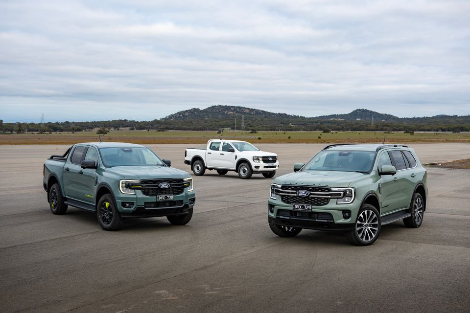 The Ford Ranger and Everest continue to sit within the top-10 sellers.