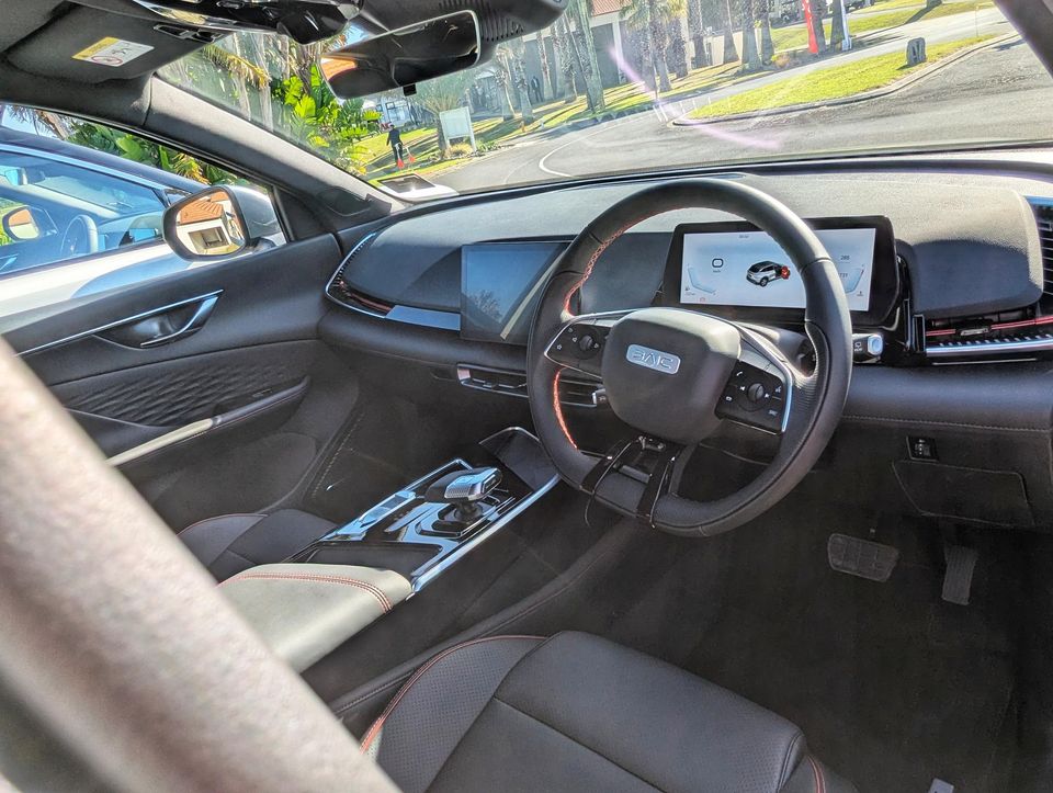 BAIC X55 interior.