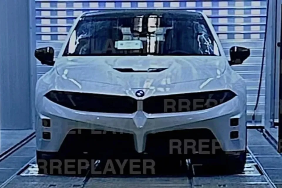 Electric BMW M3 prototype without camouflage