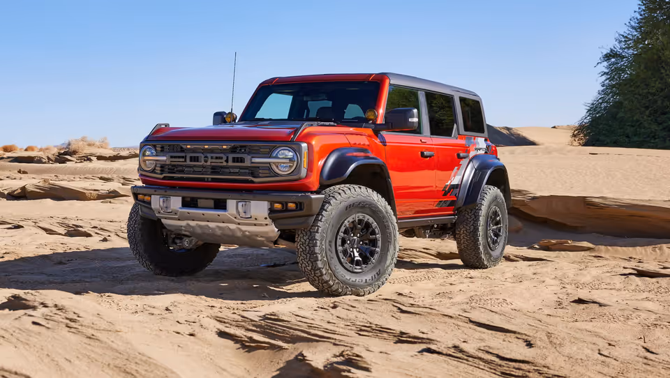 The Ford Bronco Raptor sold in the US uses the same V6 as the Ranger Raptor, but produces more power.