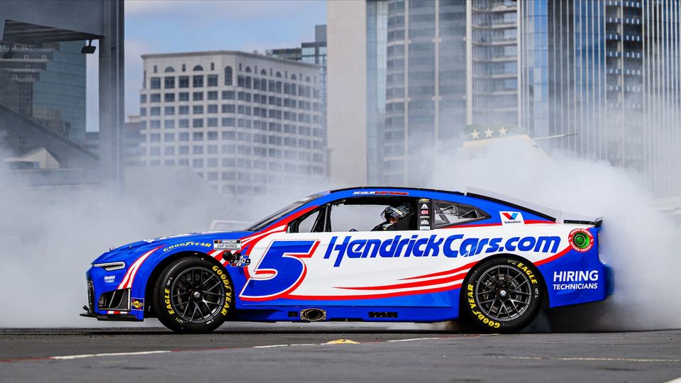 NASCAR-owned promo vehicle seen last week