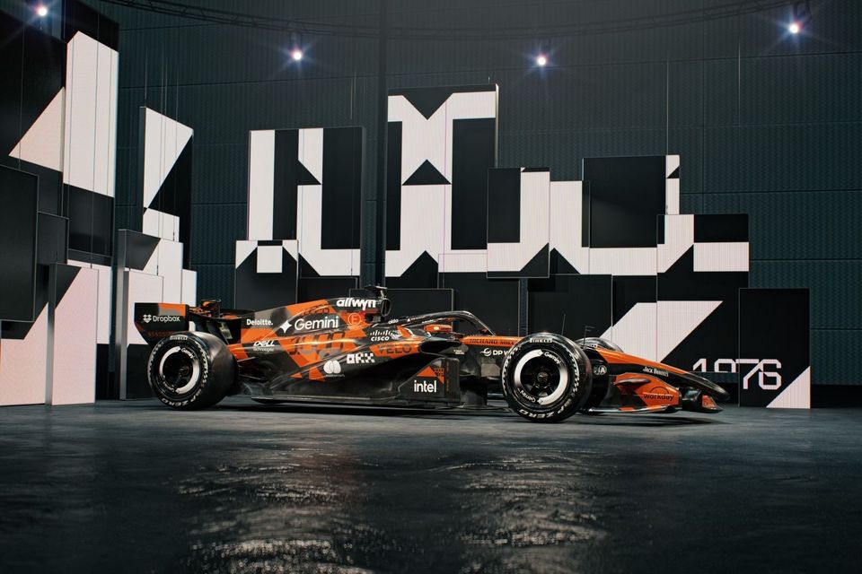 McLaren's F1 race livery for the Monaco GP